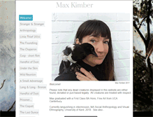 Tablet Screenshot of maxkimber.com